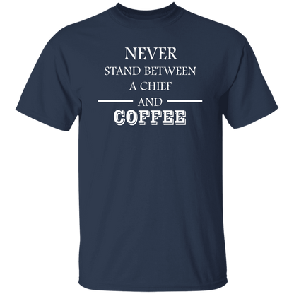 Coffee Love White Design 5.3 oz. T-Shirt