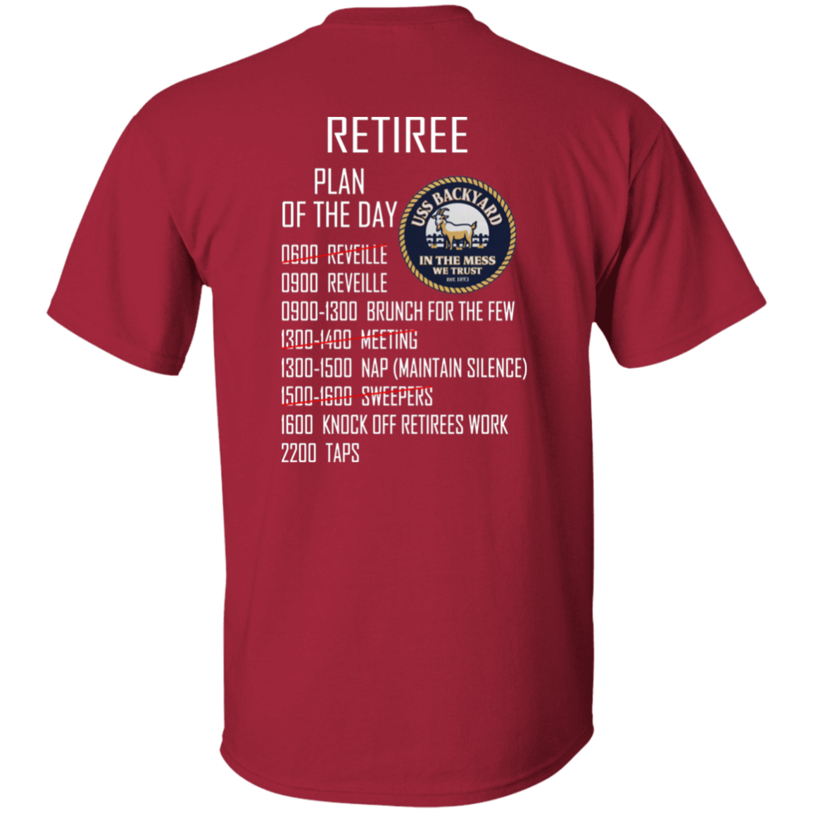 Retiree POD 5.3 oz. T-Shirt