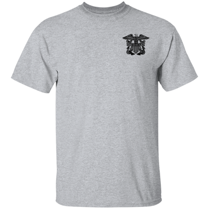 Navy Girl Officer FB 5.3 oz. T-Shirt