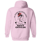 Navy Girl Officer FB Pullover Hoodie