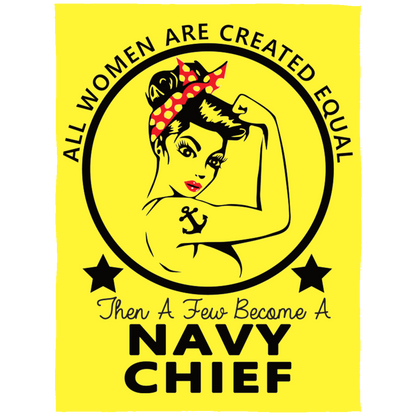 Navy Girl Fleece Blanket 60x80