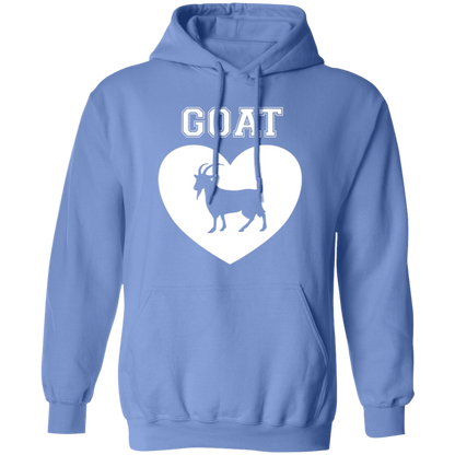 Goat Heart White Pullover Hoodie