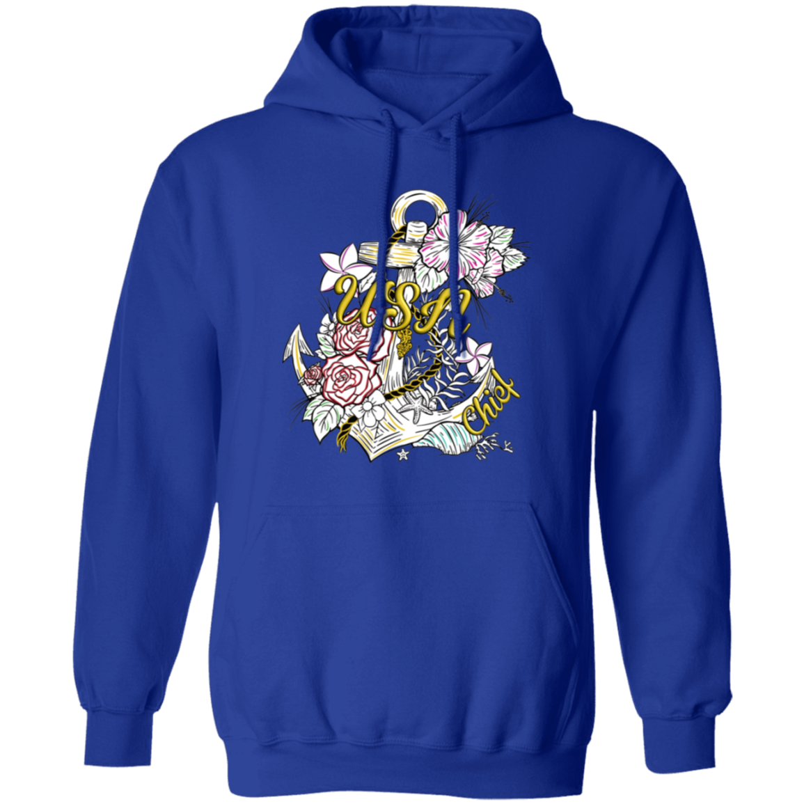 Wooden Anchor Pullover Hoodie