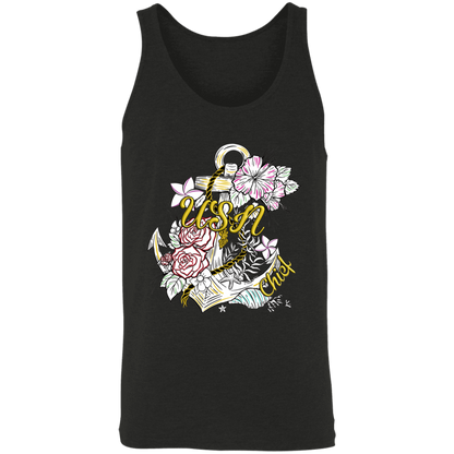 Wooden Anchor Unisex Tank