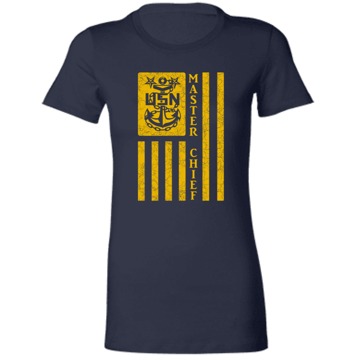 Master Chief Flag Gold  Ladies' Favorite T-Shirt