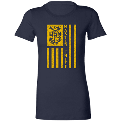 Master Chief Flag Gold  Ladies' Favorite T-Shirt