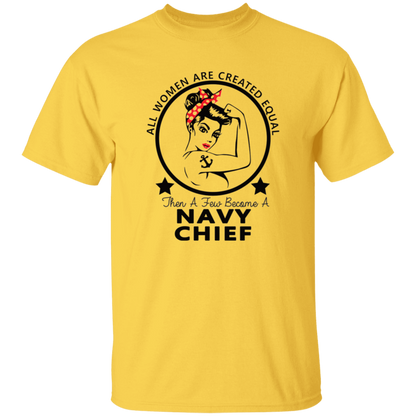 Navy Girl Chief  5.3 oz. T-Shirt