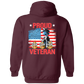 Proud Veteran Zip Up Hooded Sweatshirt