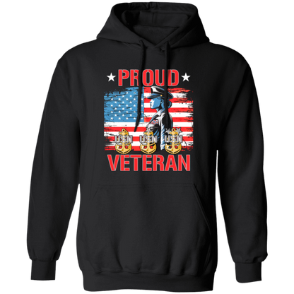 Proud Veteran Pullover Hoodie