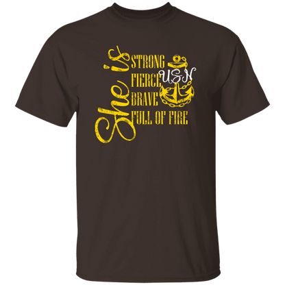 She Is Gold 5.3 oz. T-Shirt