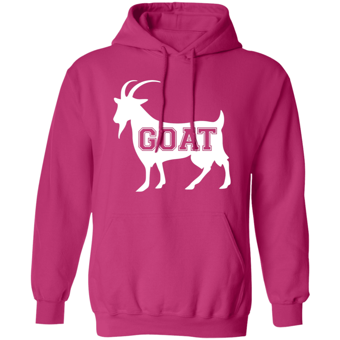 GOAT White Pullover Hoodie