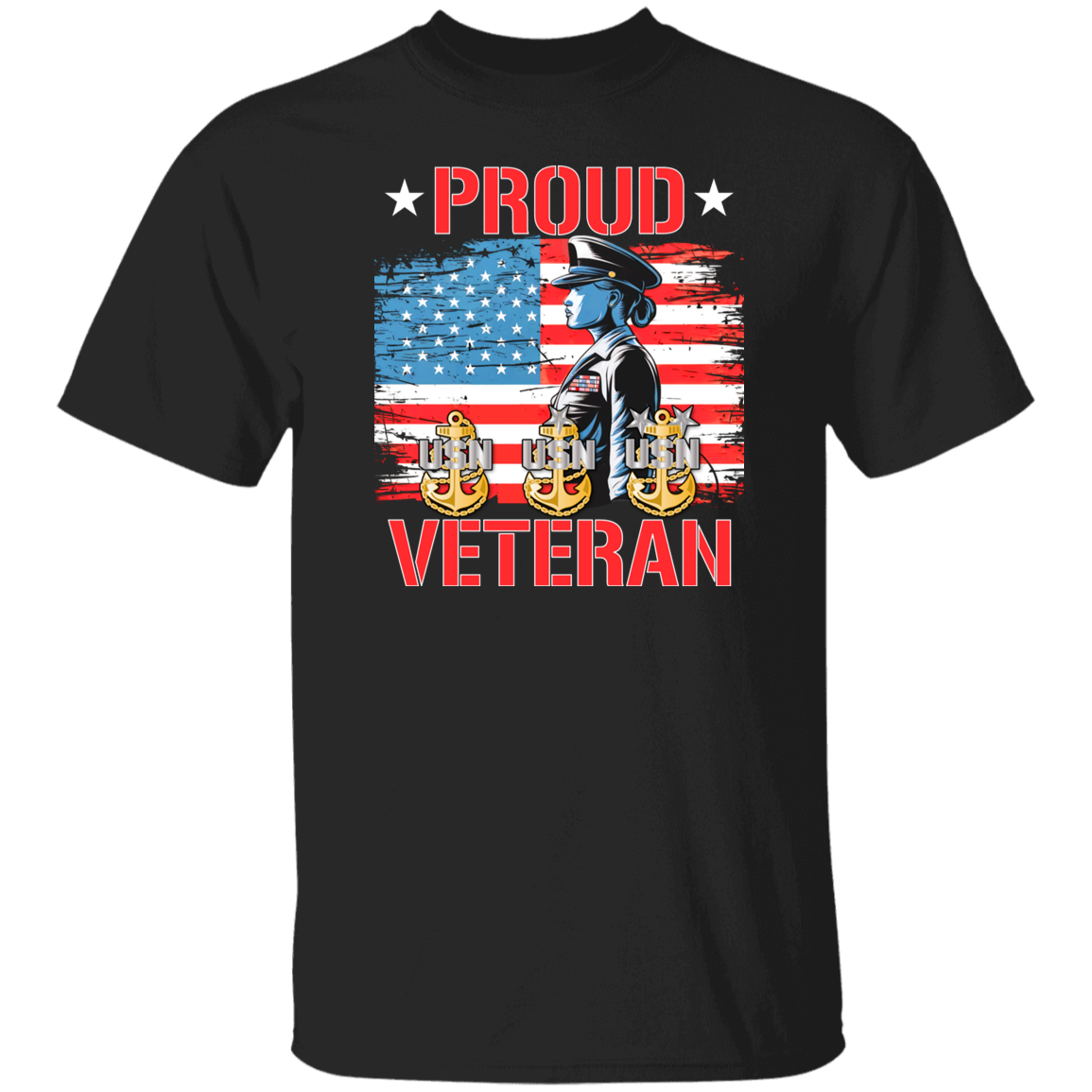 Proud Veteran 5.3 oz. T-Shirt