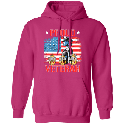 Proud Veteran Pullover Hoodie
