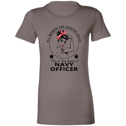 Navy Girl Officer Ladies' Favorite T-Shirt