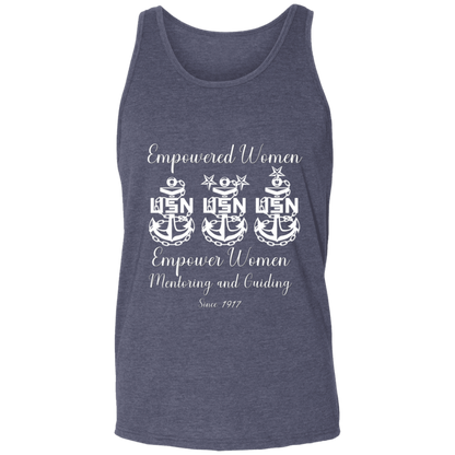 Empowered Women White Design Unisex Tank