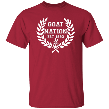 Goat Nation White 5.3 oz. T-Shirt