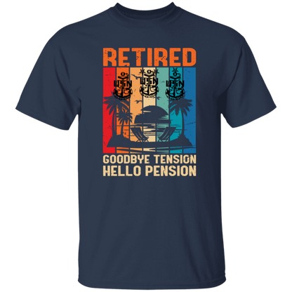 Retired Hello Pension 5.3 oz. T-Shirt