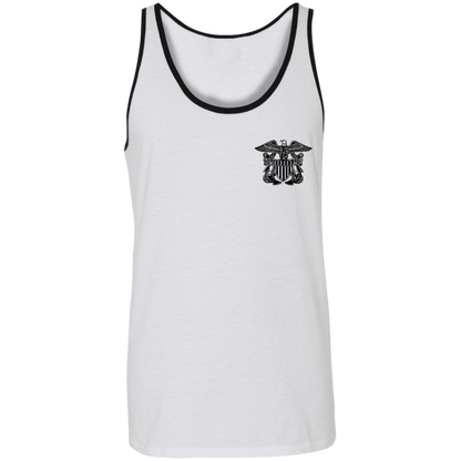 Navy Girl Officer FB Unisex Tank