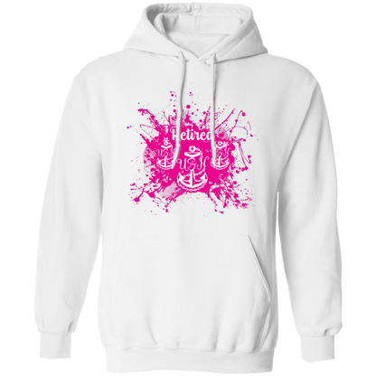 Retired Chief Pink Paint  Pullover Hoodie