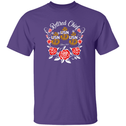Retired Chief Rose 5.3 oz. T-Shirt