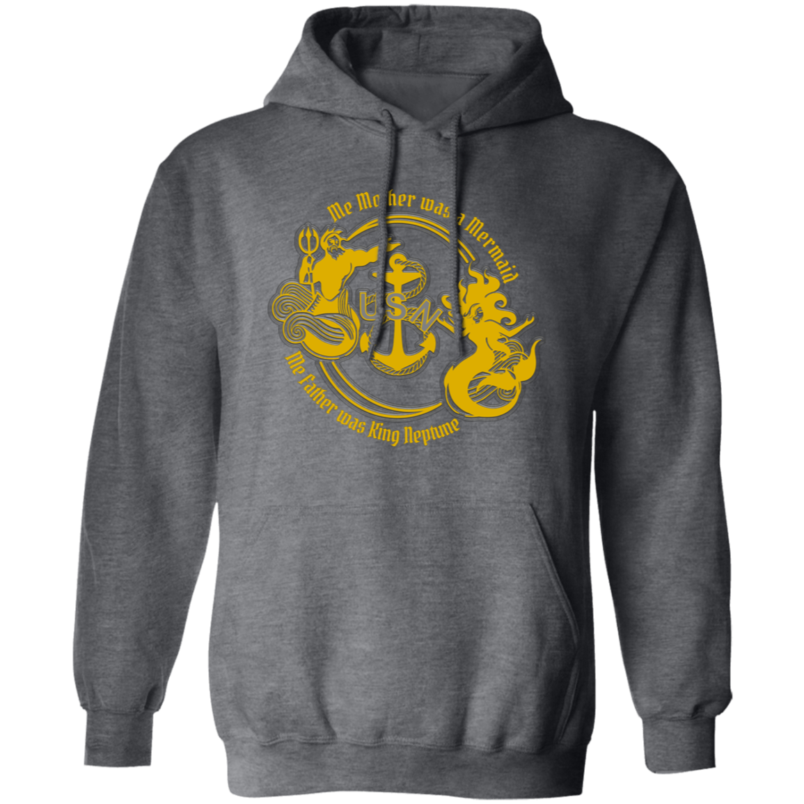 Me Mother and Father Gold Pullover Hoodie