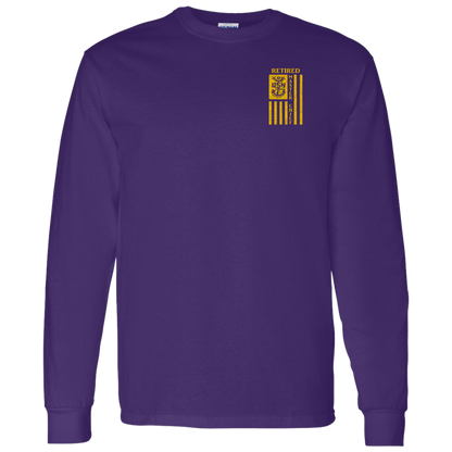 Retired Master Chief Flag FB LS T-Shirt 5.3 oz.
