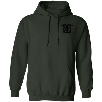 Navy Girl Officer FB Pullover Hoodie