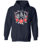 Navy Chief Rose White Pullover Hoodie