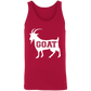 GOAT White Unisex Tank