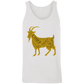Goat Word Gold Unisex Tank