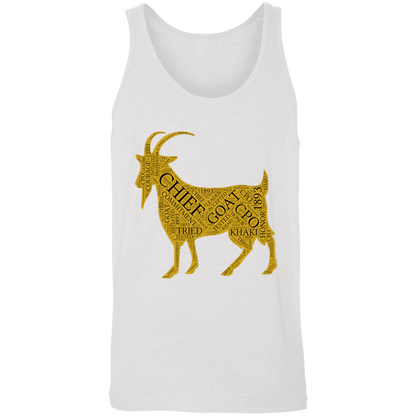 Goat Word Gold Unisex Tank
