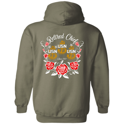 Retired Chief Rose FB Pullover Hoodie