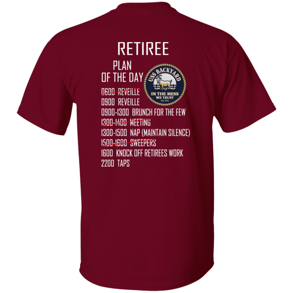 Retiree POD 5.3 oz. T-Shirt