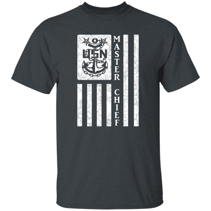 Master Chief Flag White 5.3 oz. T-Shirt