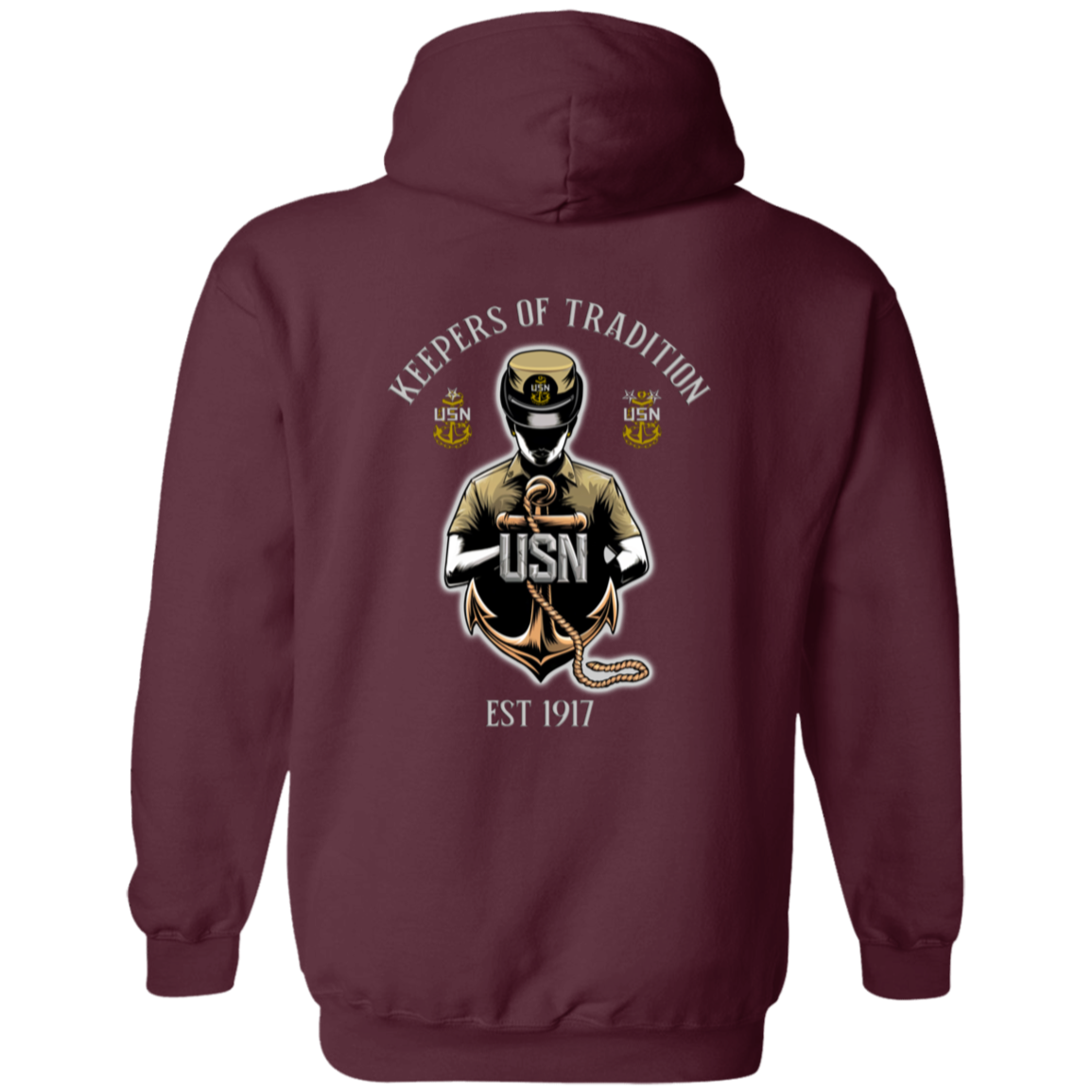 Keepers of Tradition W Zip Up Hooded Sweatshirt