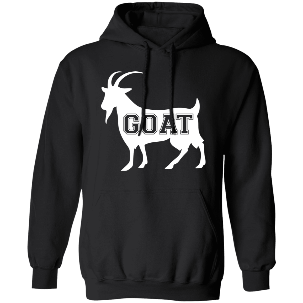 GOAT White Pullover Hoodie