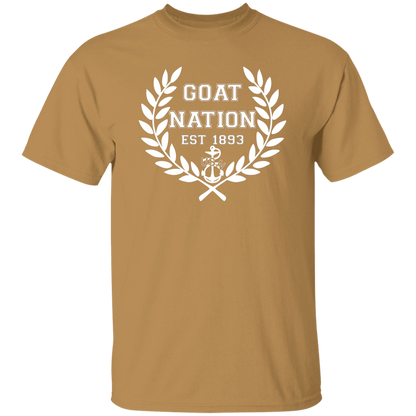 Goat Nation White 5.3 oz. T-Shirt