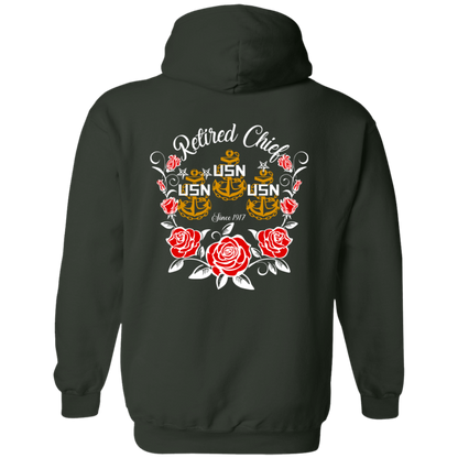Retired Chief Rose FB Pullover Hoodie