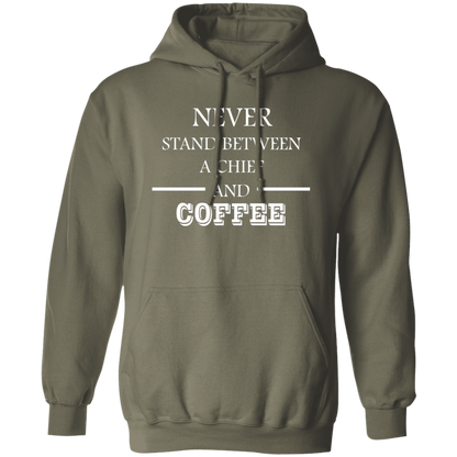 Coffee Love White Design Pullover Hoodie