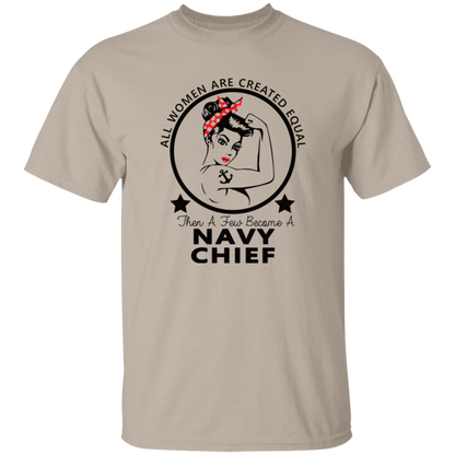 Navy Girl Chief  5.3 oz. T-Shirt