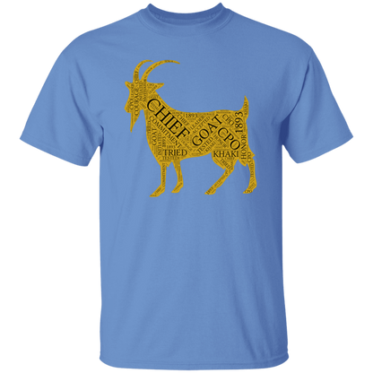 Goat Word Gold 5.3 oz. T-Shirt