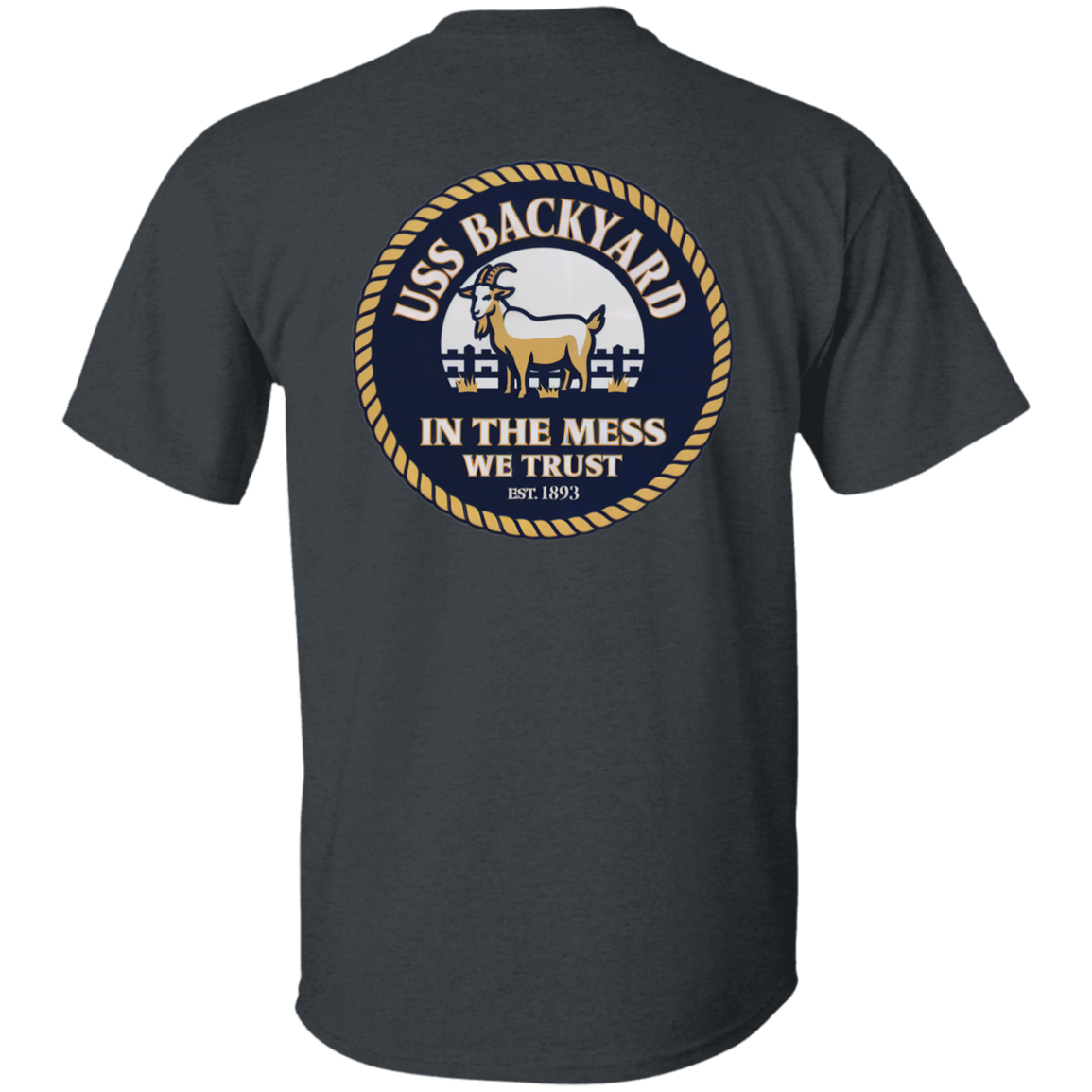 USS Backyard FB 5.3 oz. T-Shirt