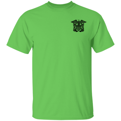 Navy Girl Officer FB 5.3 oz. T-Shirt