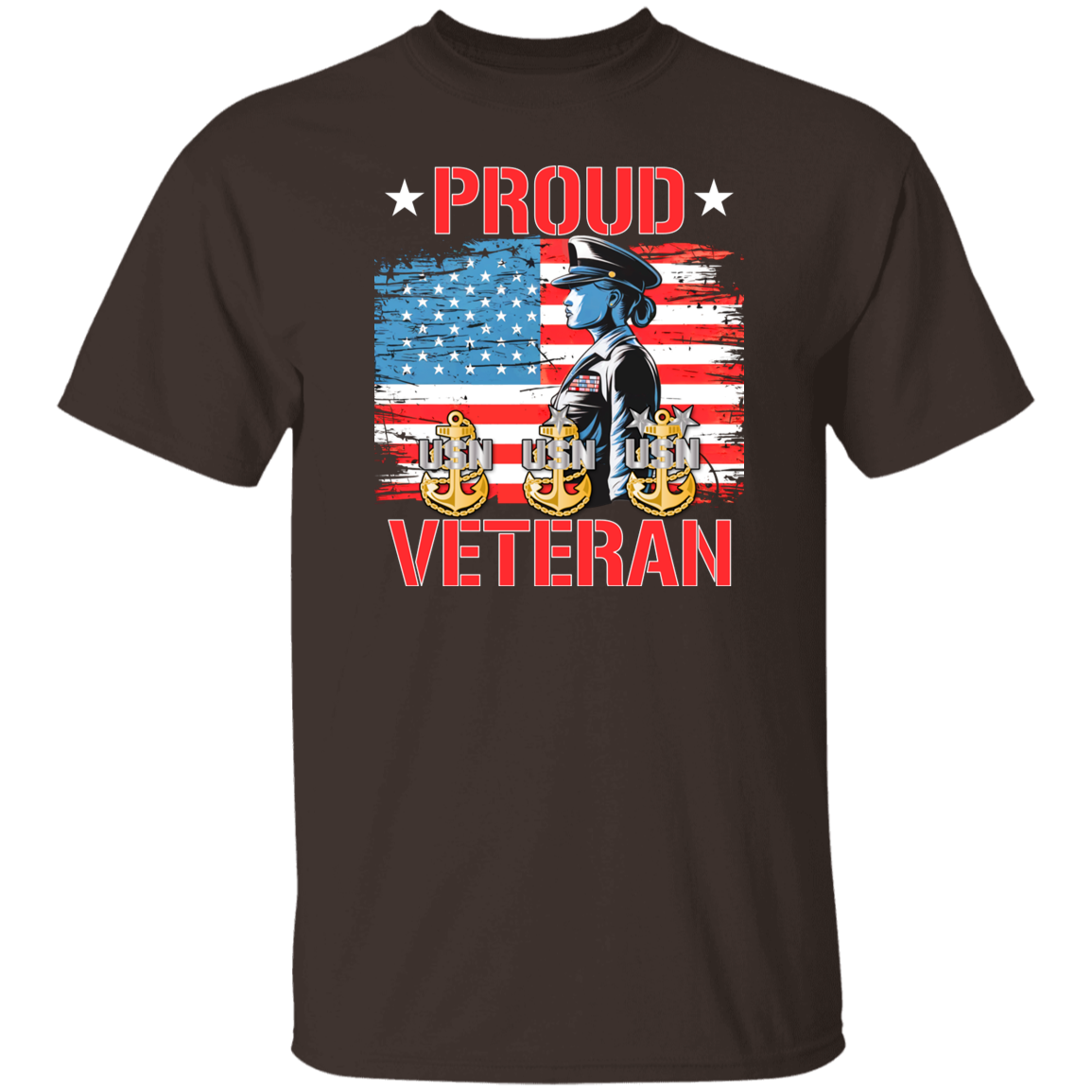 Proud Veteran 5.3 oz. T-Shirt