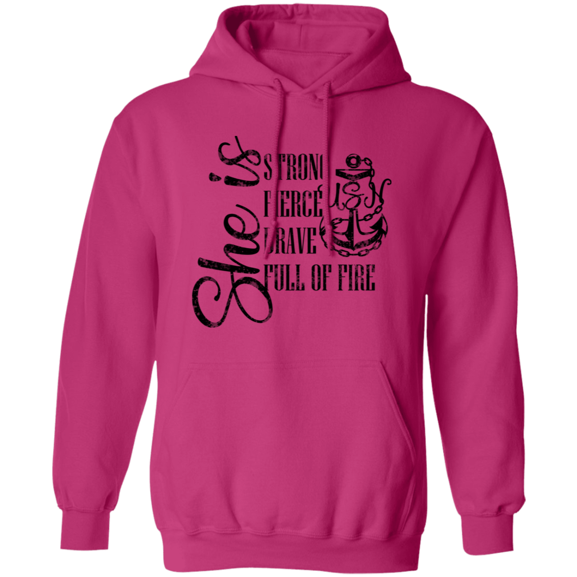 She Is Pullover Hoodie