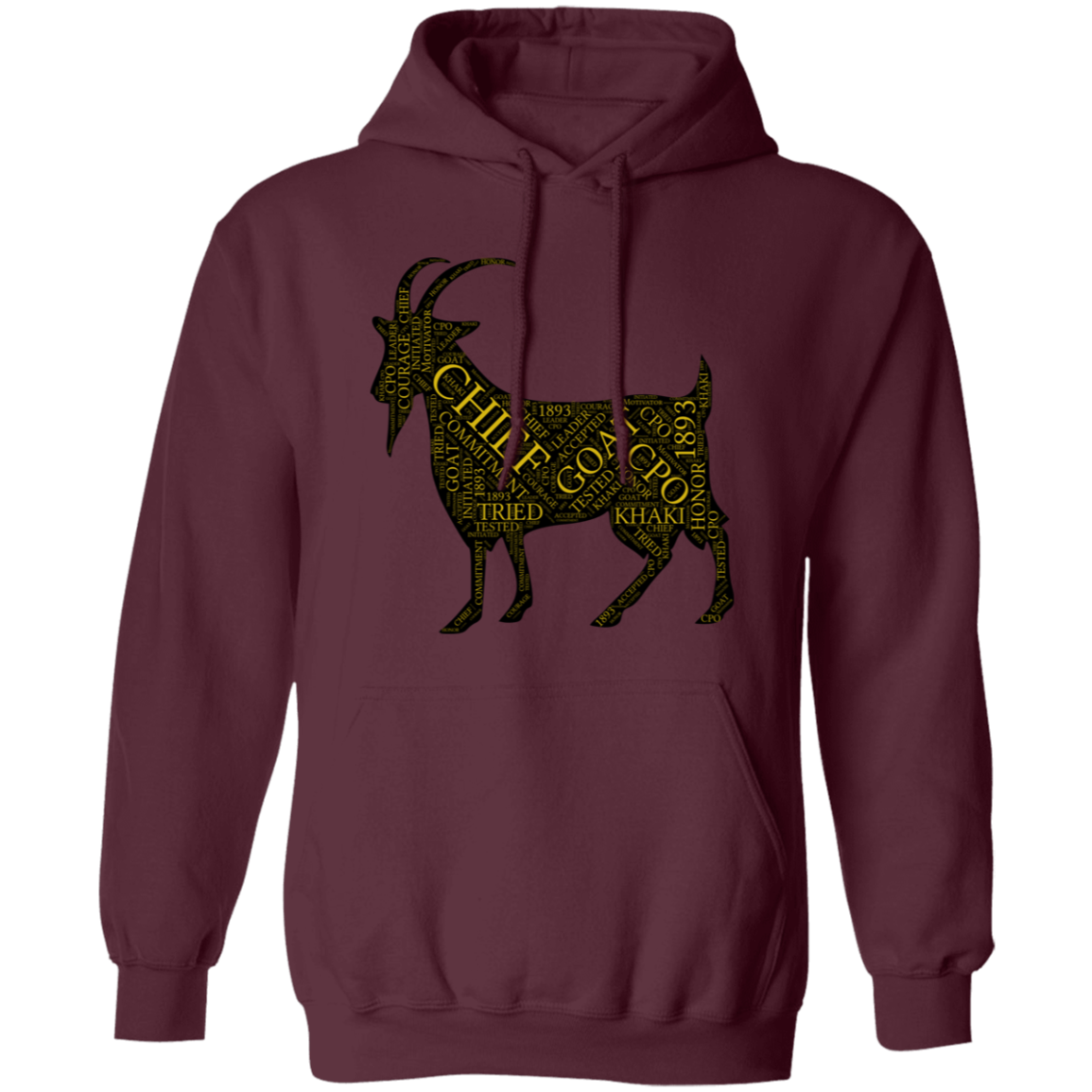 Goat Word Pullover Hoodie