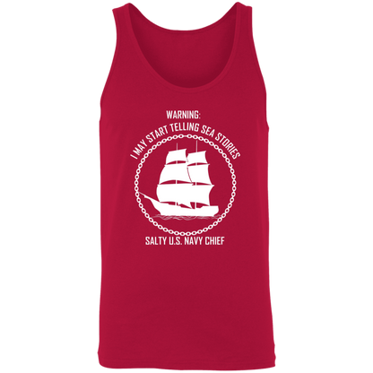 Salty Sea Story White Unisex Tank