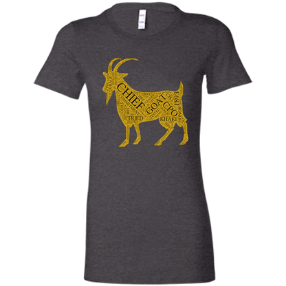 Goat Word Gold Ladies' Favorite T-Shirt