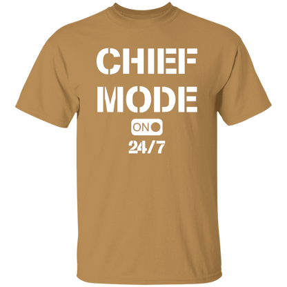 Chief Mode White 5.3 oz. T-Shirt