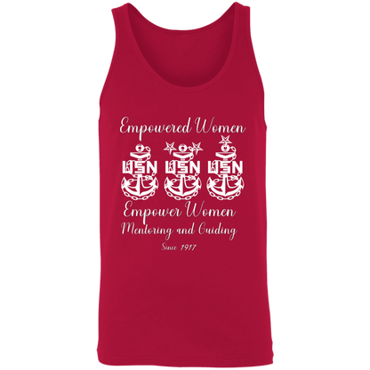 Empowered Women White Design Unisex Tank